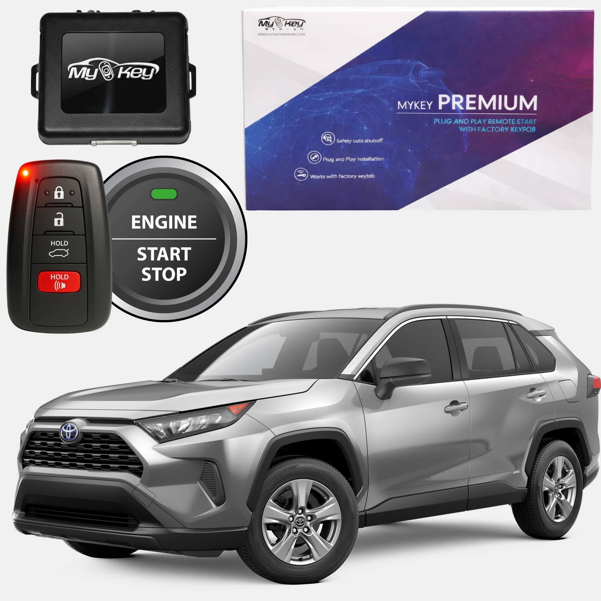 Toyota RAV4 Remote Start Kit β Plug & Play